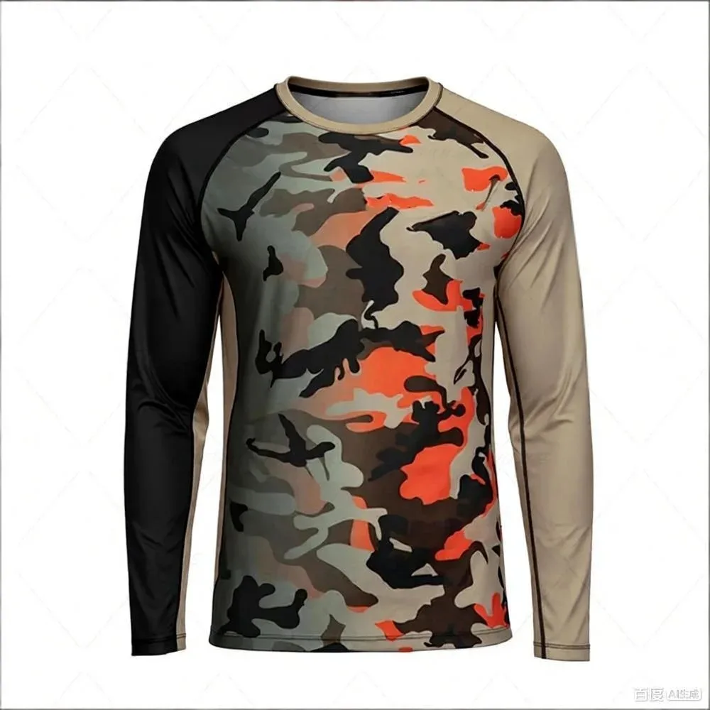 

Long Sleeve Fishing T Shirt Essential Outdoor Sportswear for Men in Four Seasons a Must Have for Fitness and Leisure 4 sold
