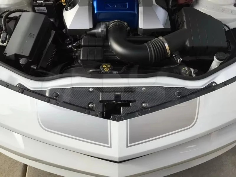 Trade Assurance Carbon Fiber Cooling Panel Fit For 2010-2015 Ca*maro Radiator Cooling Panel