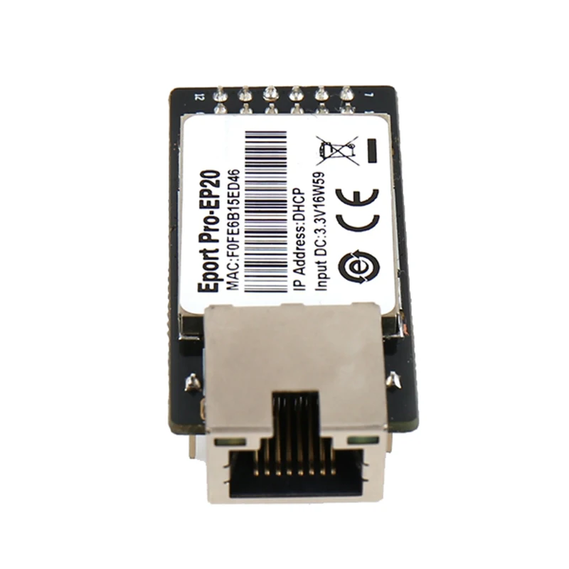 Imagem -03 - Eport-servidor de Rede Ethernet Módulo Ethernet Porta Serial Ttl Porta Serial para Ethernet Dhcp 3.3v tp ip