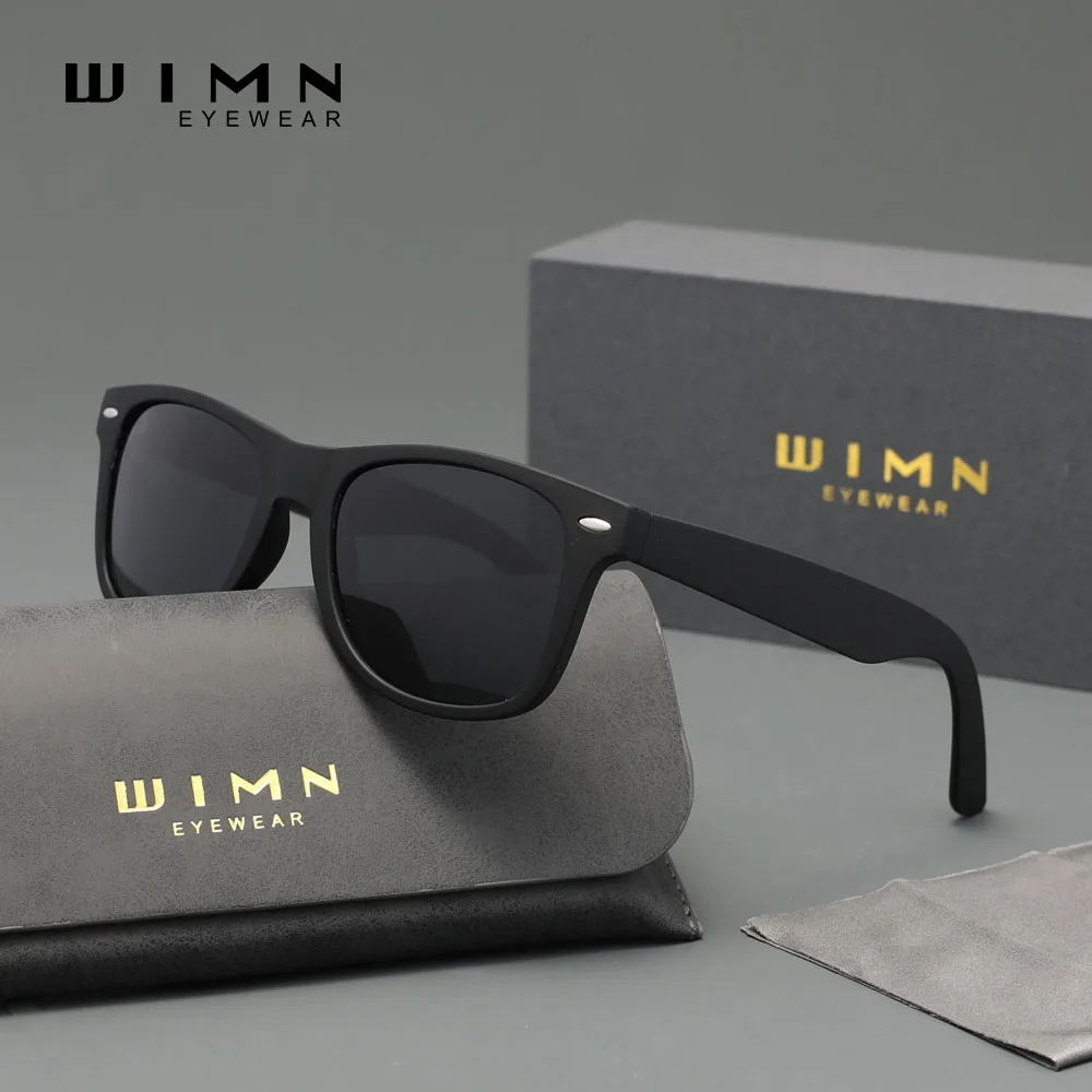 

WIMN Brand Fashion UV400 Men Sunglasses Eye Protection Polarization TAC Lens Glasses High Quality TR90 Sports Eyeglasses