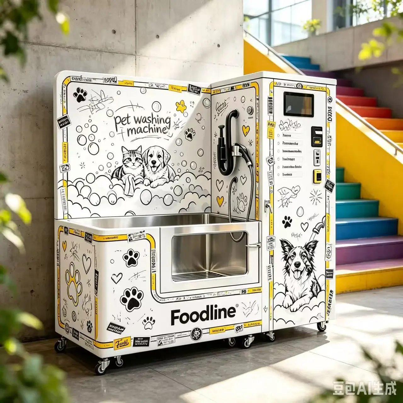 FL Pet Bathing Machine Small Pet Bathing Machine Automatic Pet Bath Machine