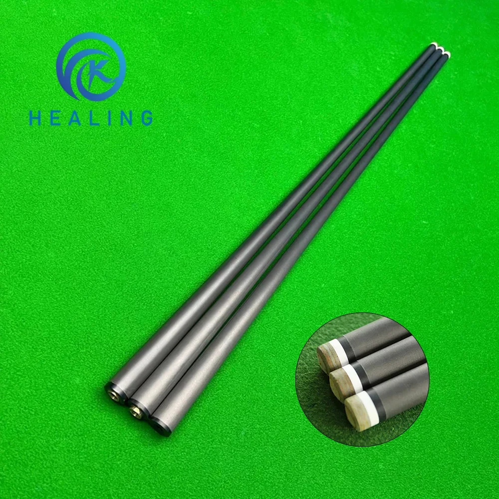 Carbon Fiber Shaft with foam Black Technology OEM Low Deflection Pool Cue Front Part for Billiard Play/Break/Snooker Cue Shaft