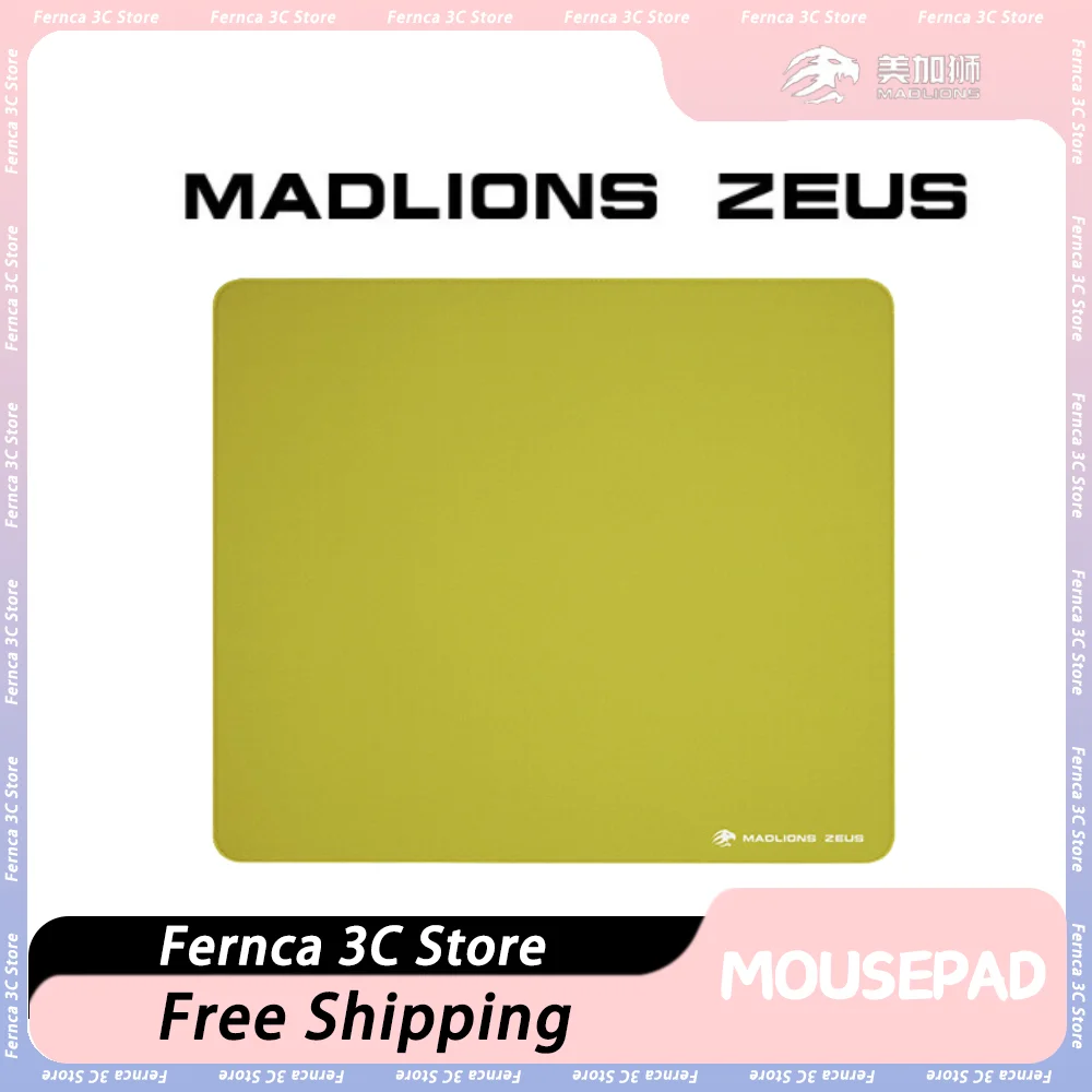 MADLIONS ZEUS Xsoft Mousepad FPS Esports Gaming Mouse Pad Teclado mecánico Neutral Equilibrium PC Gamer Accesorios Personalizados