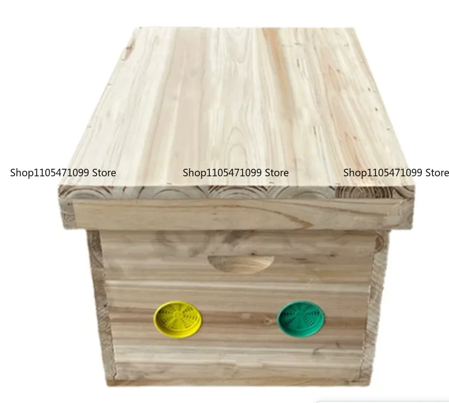 New Fir Wood Bee Hive Box Complete Set Chinese Bee Hive 35/42/45/46/48/49 Standard Size Beekeeping Equipment