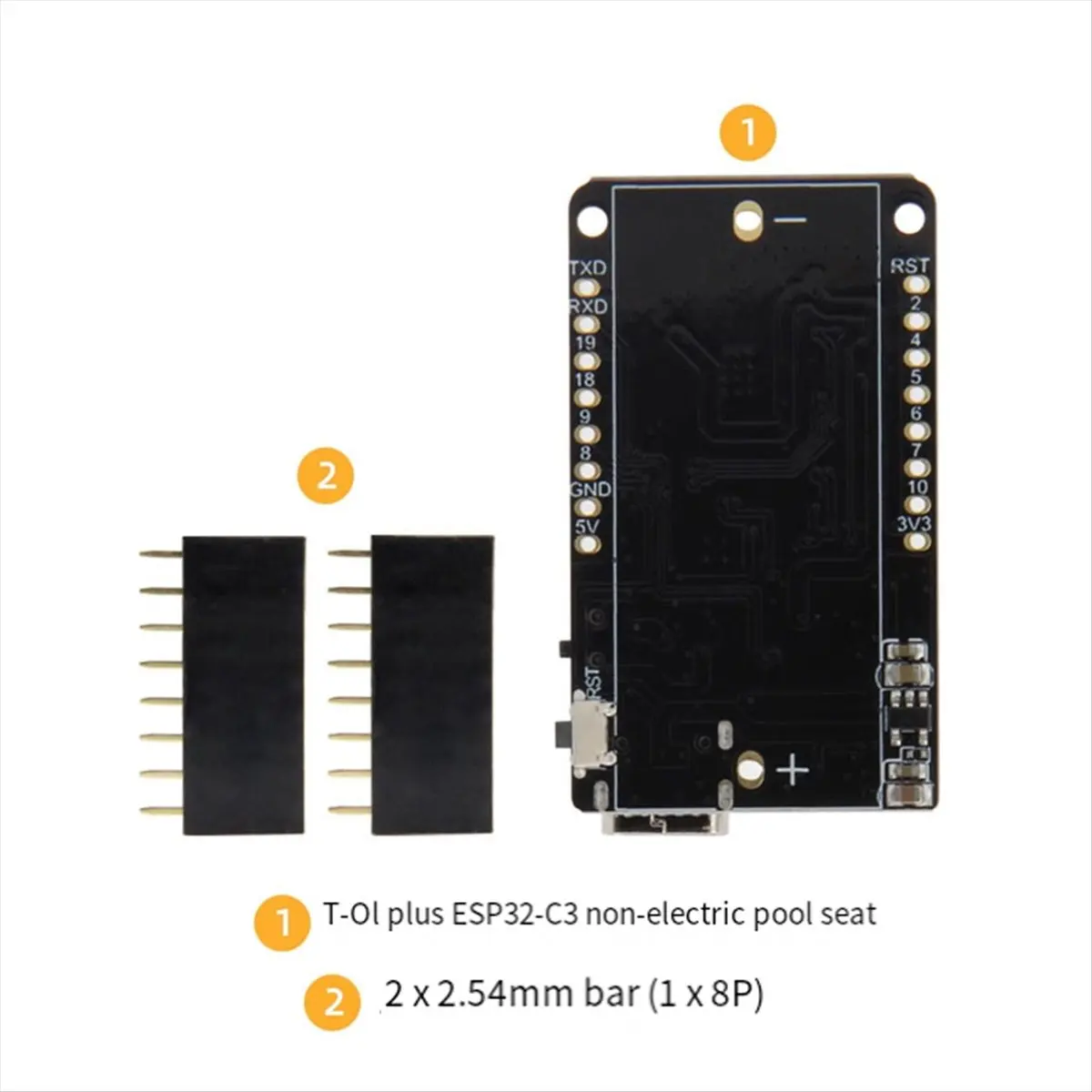 M85K  T-OI Plus ESP32-C3 RISC-V MCU Wireless Module Development Circuits Board Suppert Wi-Fi Bluetooth B