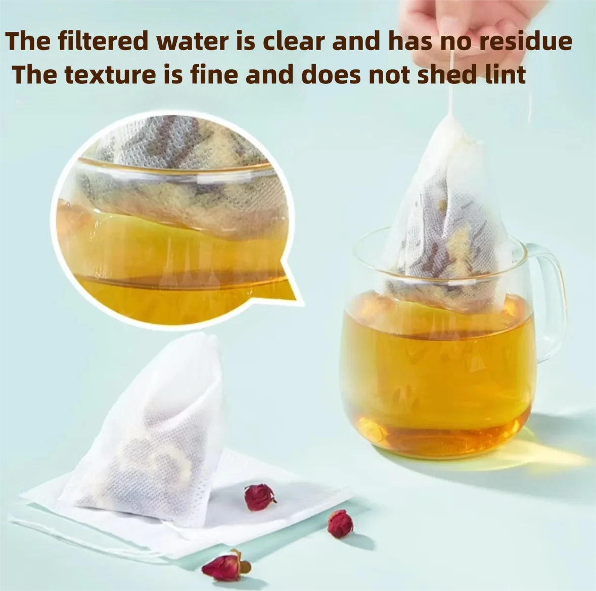 Disposable Tea bags Empty Scented Tea Bags with String Heal Seal Filter Bags for Herb Loose Tea Kitchen Accessories Tools