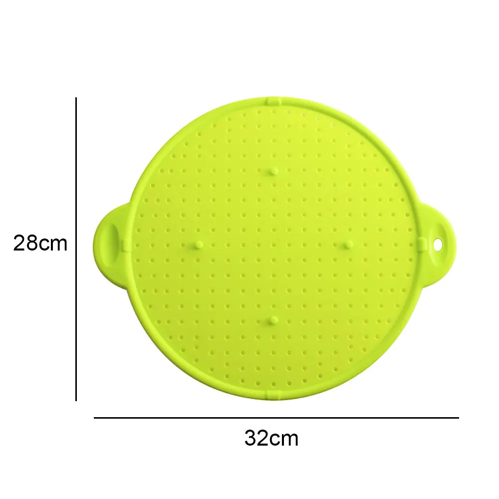 Silicone world Silicone Splash-Proof Net Oil-Proof Splash Cover pot pad Steamer Pad Pot Lid Water filter Strainer Kitchen Tools