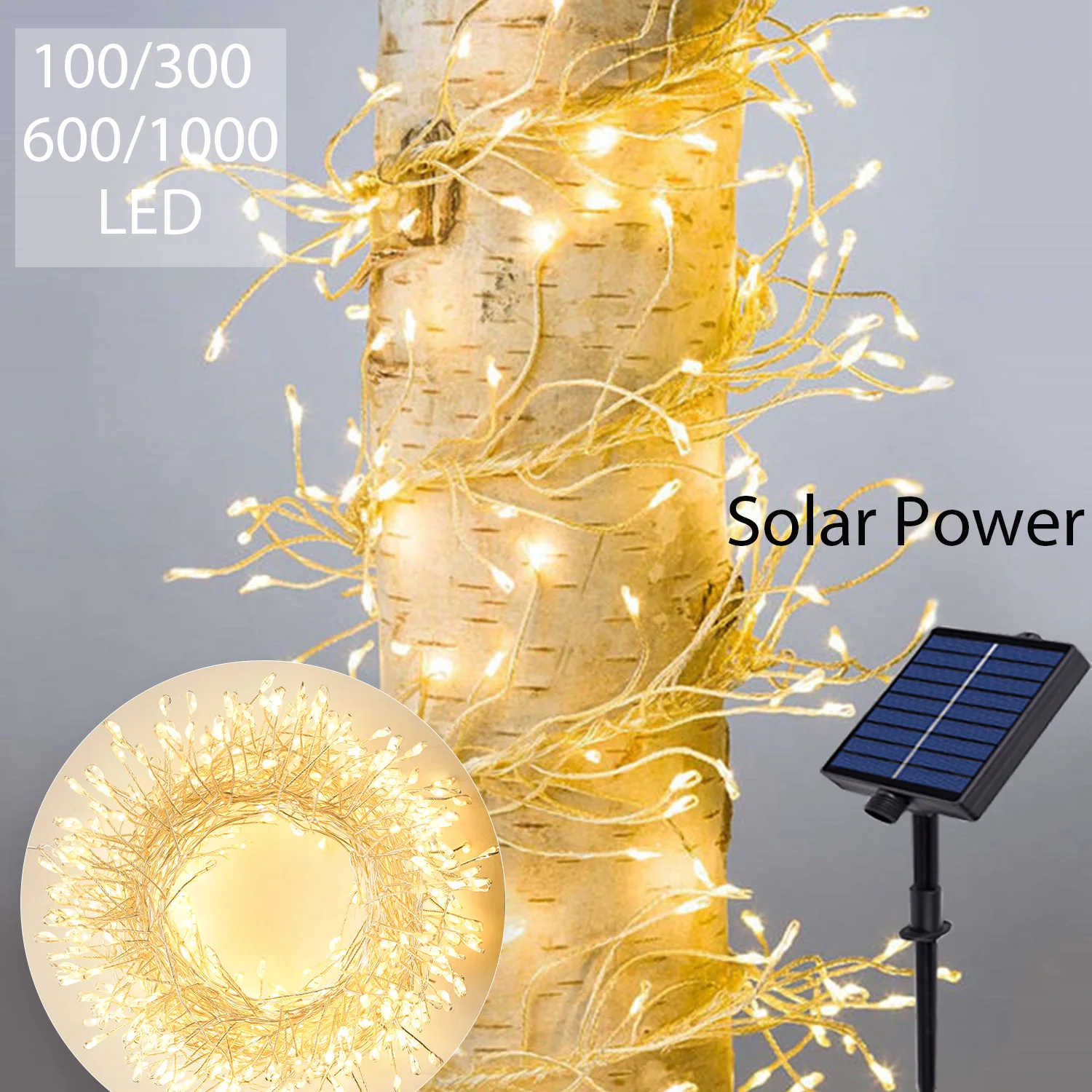 

Светодиодная гирлянда на солнечной энергии