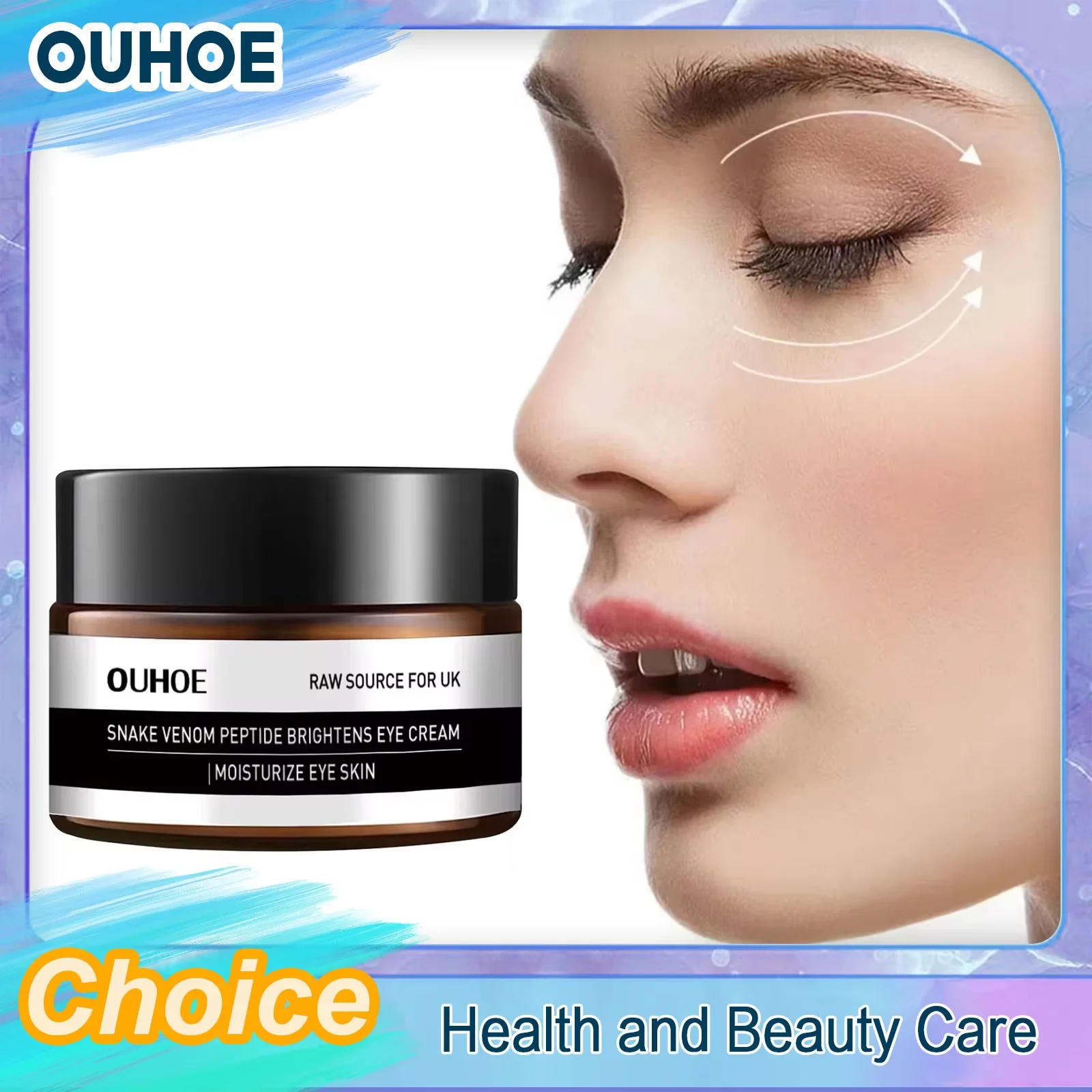 

Snake Venom Peptide Eye Cream Anti Wrinkle Whitening Moisturizing Dark Circles Removal Fade Eye Bag Puffiness Lift Firm Eye Care