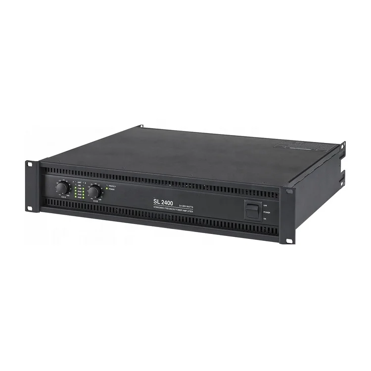 SL2400 Dual Channel Power Amplifier Professional Stage Performance Speaker High Power KTV Singing Post-amplifier