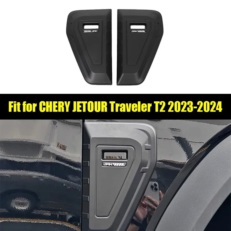 

New! Car Leaf Panel Decorative Cover Fit for CHERY Jetour Traveller T2 2023 2024 JMK Fender Decoration Cover Auto Exterior Trim