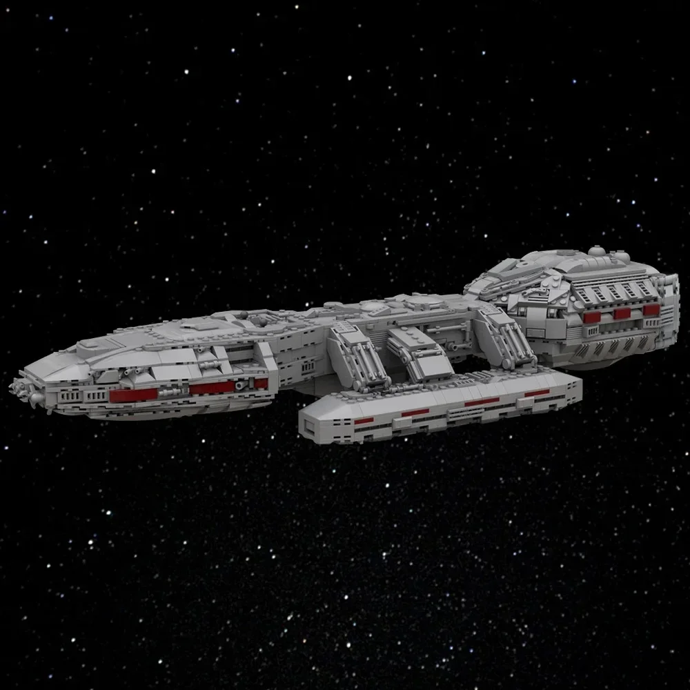 

Конструктор MOC-154698 «Баттлстар Галактика»: Модель космического корабля из фильма «Звездные войны», игрушка-конструктор, подарок