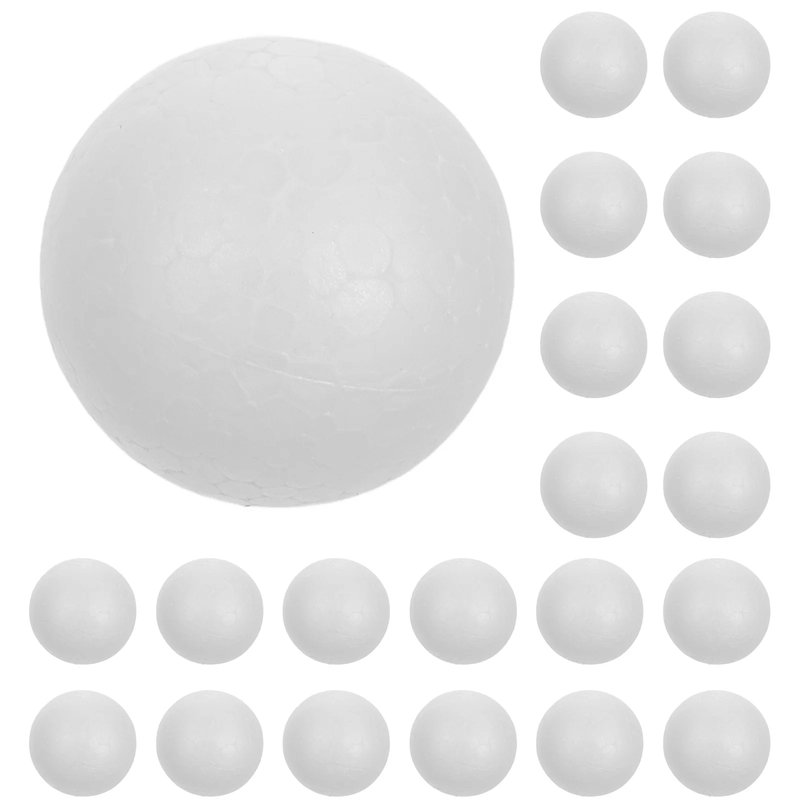 

120pcs 4Cm Christmas Foam Ball Craft Diy Ornament For Kids Painting Decorative Ball Children Art Supply Handicraft