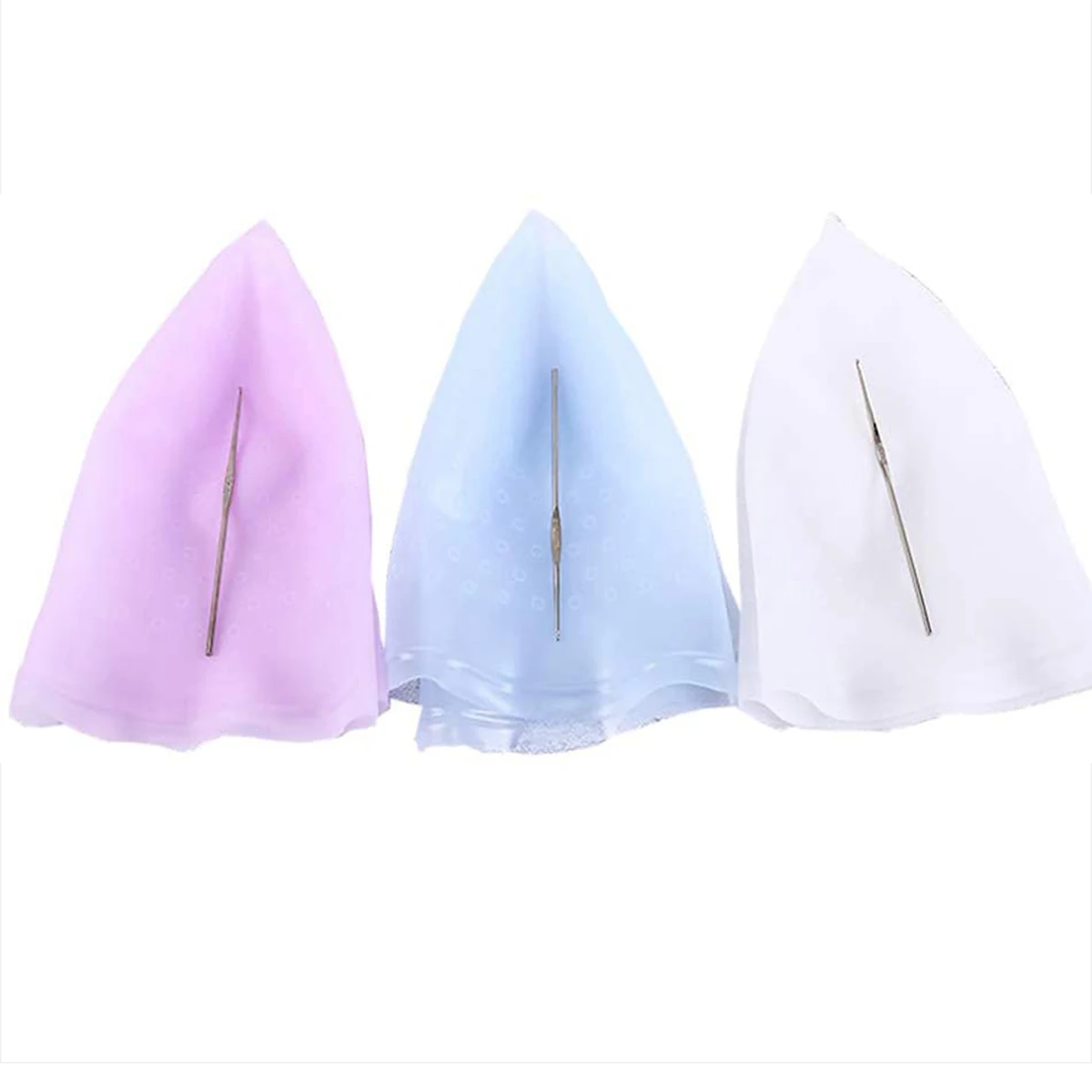 Silicone Hair Coloring Cap For Hairdressing With Needle Professional Salon Dyeing Tool Highlight Dyeing