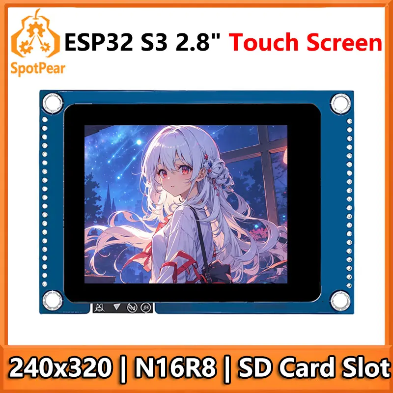 ESP32 S3 Development Board 2.8 inch LCD Capacitive Touch Screen 2.8inch Display 240×320 N16R8