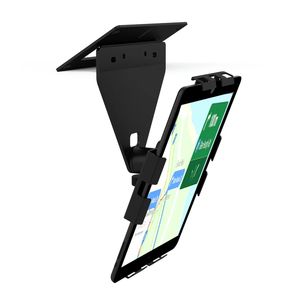 

Convenient On-the-Go Access Metal Tablet PC Stand Holder Ceiling Mount for Golf Cars Convenient Access to Information