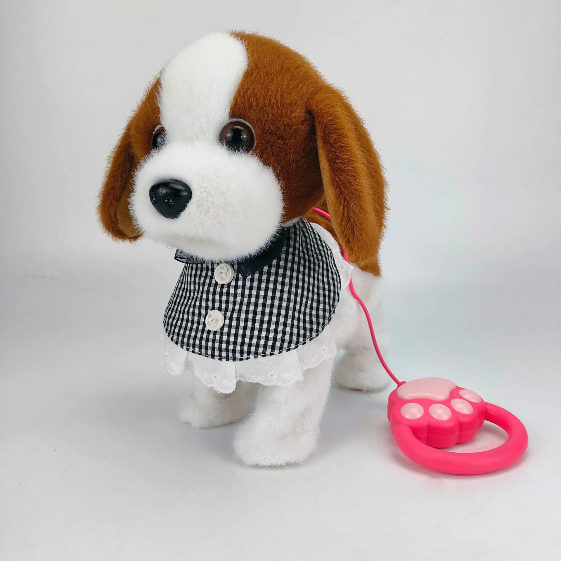 Talking Robot Dog Toy Sound Control Electronic Plush Puppy Lick Tongue Interactive Leash controled Music Animal Pet Sing Song