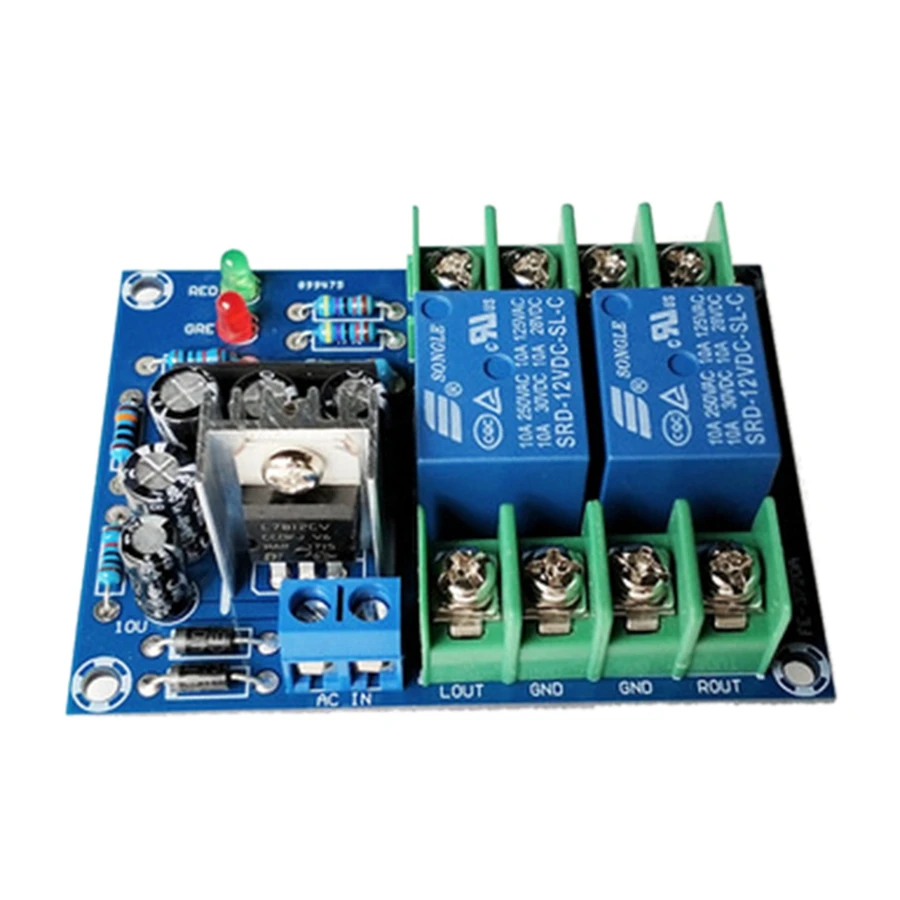 Dual Channel Speaker Proteção Circuit Board Amplificador de Áudio de Alta Potência Speaker Protector