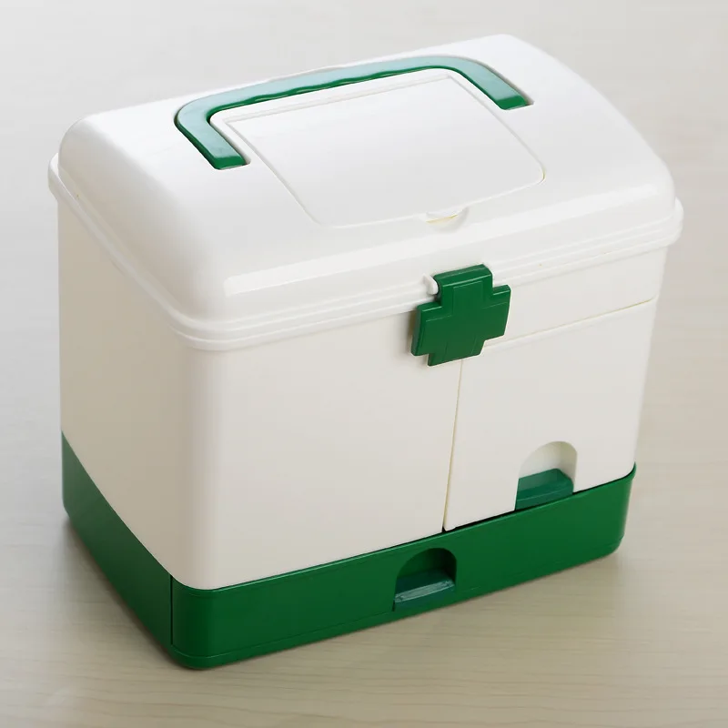 Caja de Medicina de plástico multiusos para el hogar