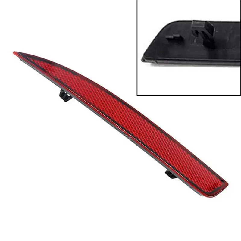 A73Q-1 Pair 1K8945105B 1K8945106B Rear Bumper Reflector Warning Light Strip Cover For Vw Scirocco R R-Line 2011-2015