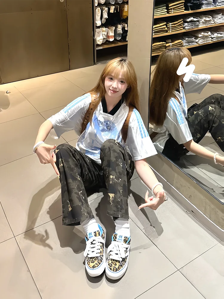 

Модная камуфляжная рабочая одежда, джинсы, прямые брюки из хлопчатобумажной эластичной ткани ex High Street Faion ort и облегающие брюки