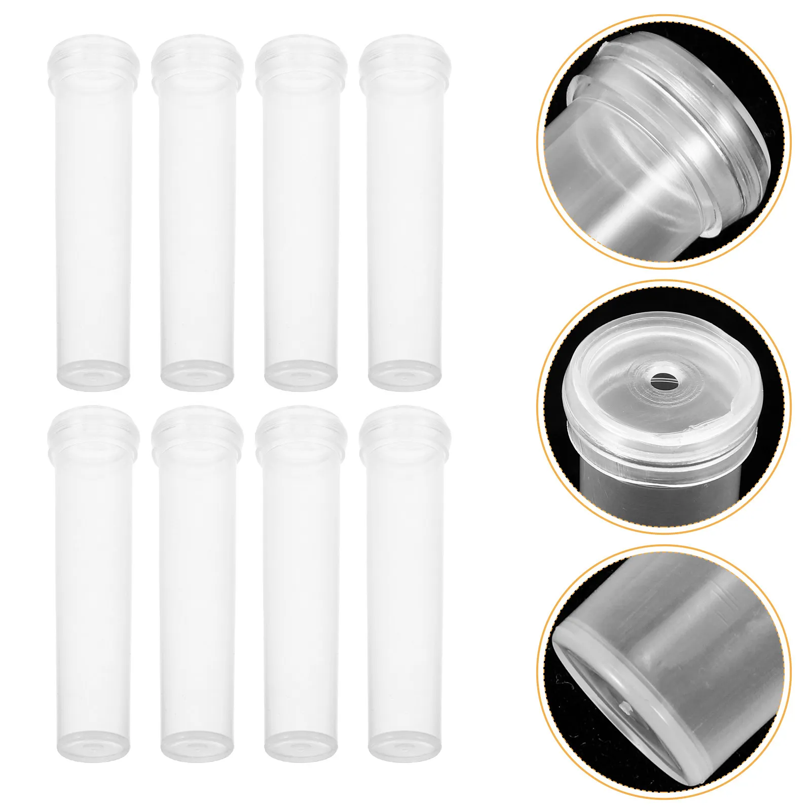 

200Pcs Flower Water Tubes Transparent Plastic Nutrition Tube Fresh Flower Storage Container Florist Supplies Plastic Tube