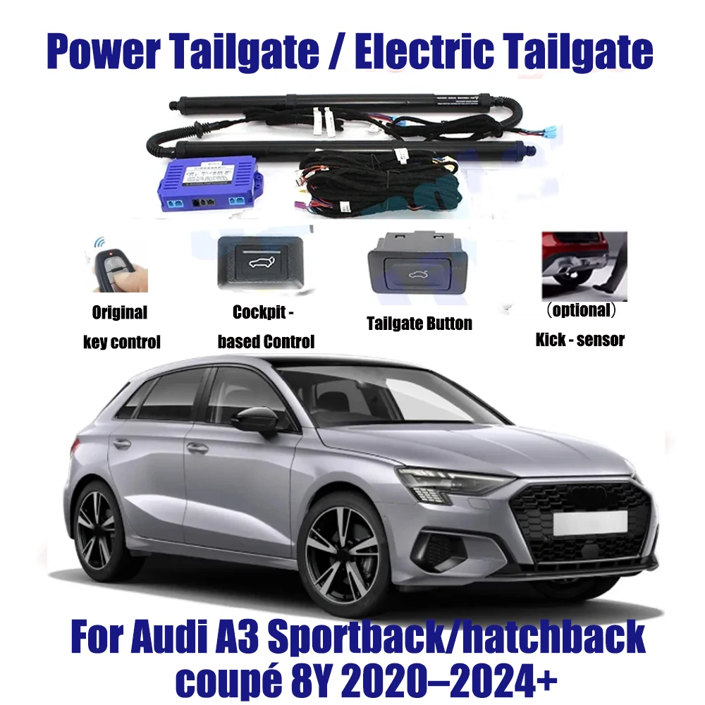 For Audi A3 Sportback/hatchback coupé 8Y 2020–2024+ Car Automatic Lifting kit Opening Trunk Intelligent Electric Lift Tailgate