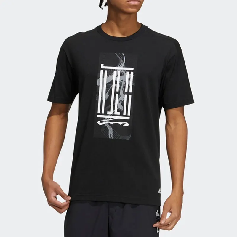 

adidas genuine New WUJI Series Men's Sporty Casual Short-Sleeve T-Shirt HI6858