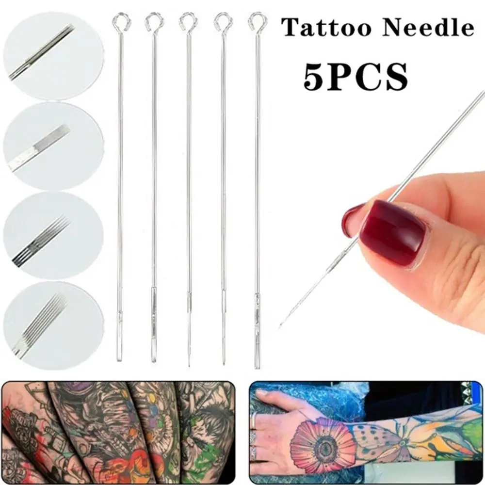 Permanent Professional Makeup Microblading Stainless Steel Tattoo Shader Beauty Needles Tattoo Accessories Tattoo Needles