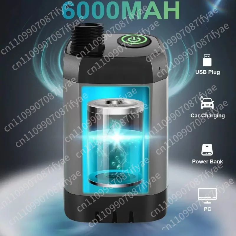 Camping Charging Mobile Shower Head Portable Self-priming Simple Outdoor Shower Electric Bathing
