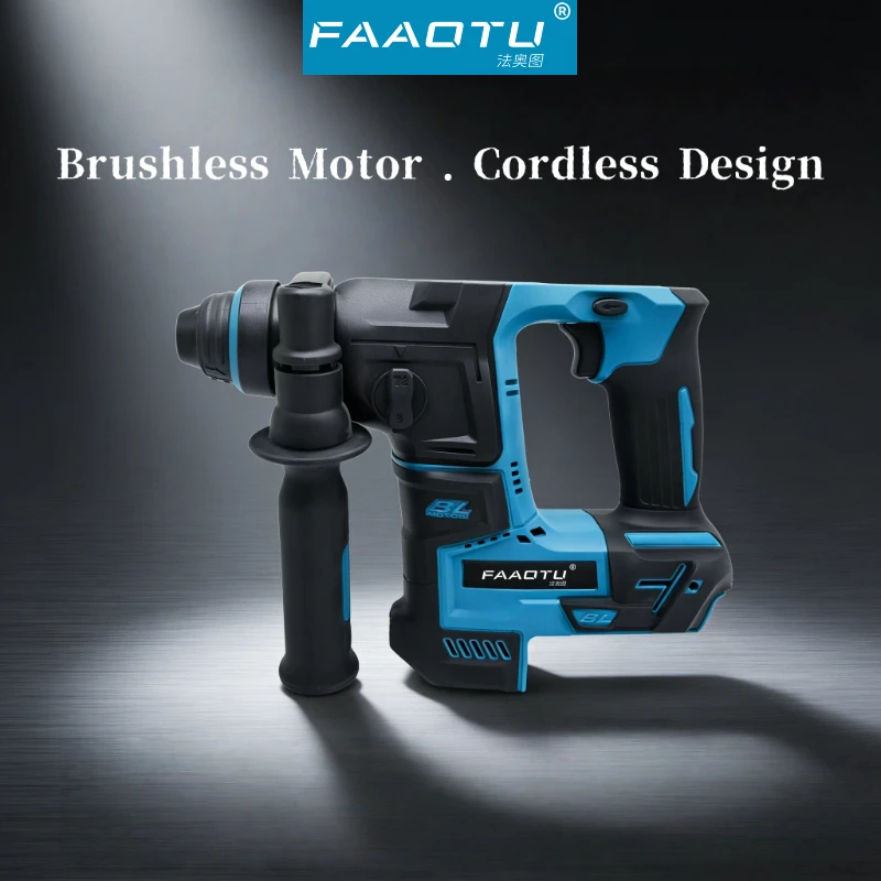 FAAOTU 140D Brushless Hammer Drill - MT Level, Ergonomic Design for DIY & Professional Use Compatible with MT batteries