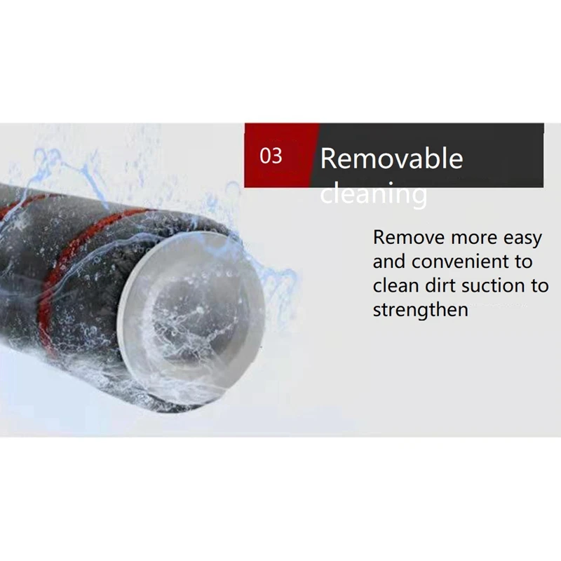 짧은 강모 브러시 진공 청소기 부품, Dreame V12 용 교체 액세서리, 1 개