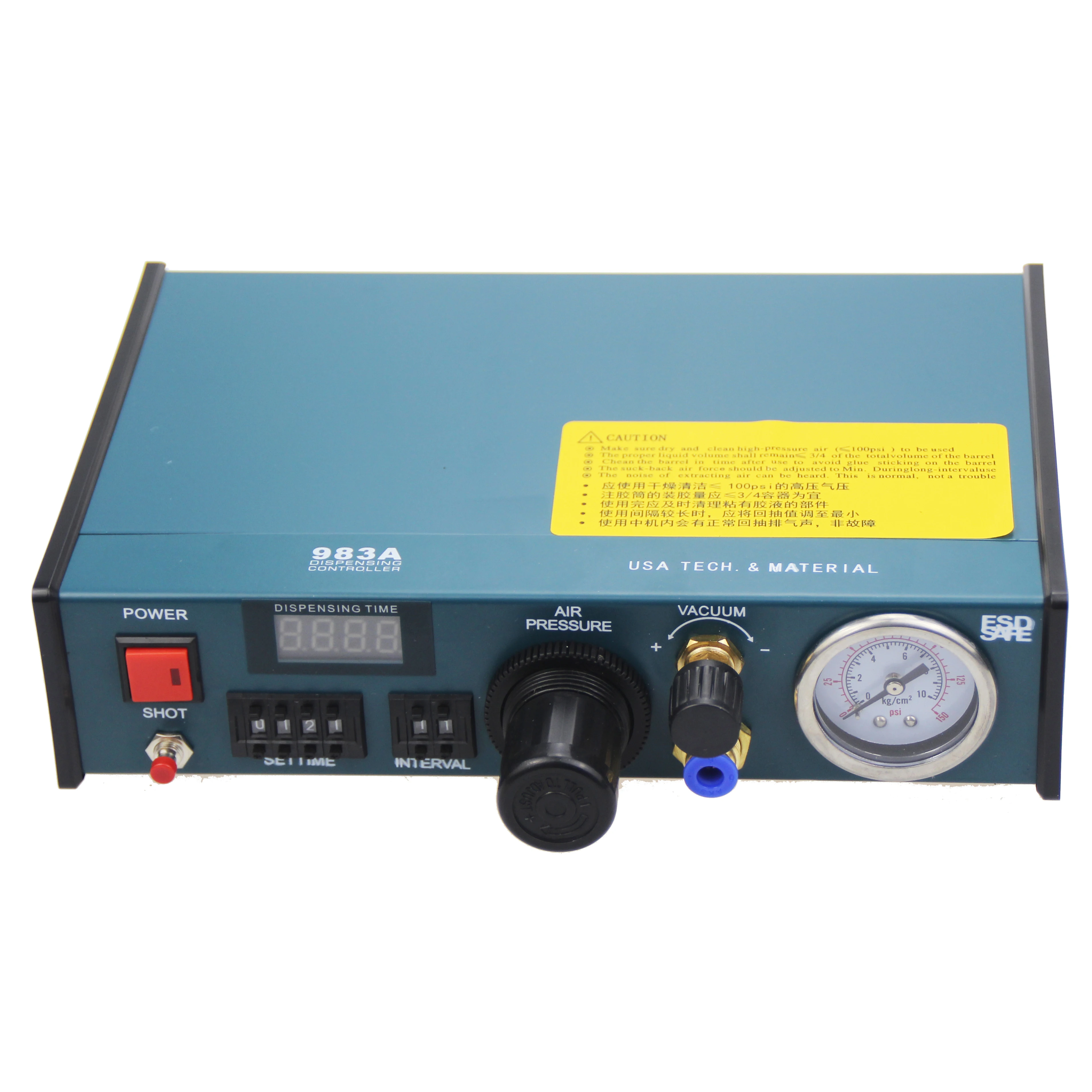 VBP-983A Professional Precise Digital Auto Glue Dispenser Solder Paste Liquid Controller Dropper 220V