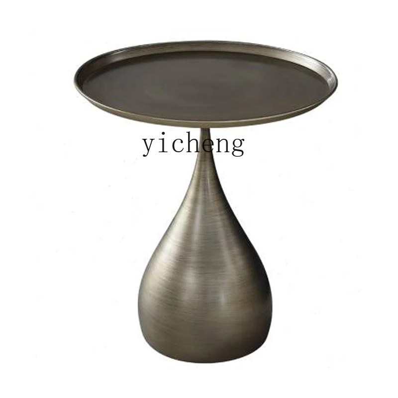 YY Simple Modern Living Room Coffee Table Small Table Household round Small Table  Style