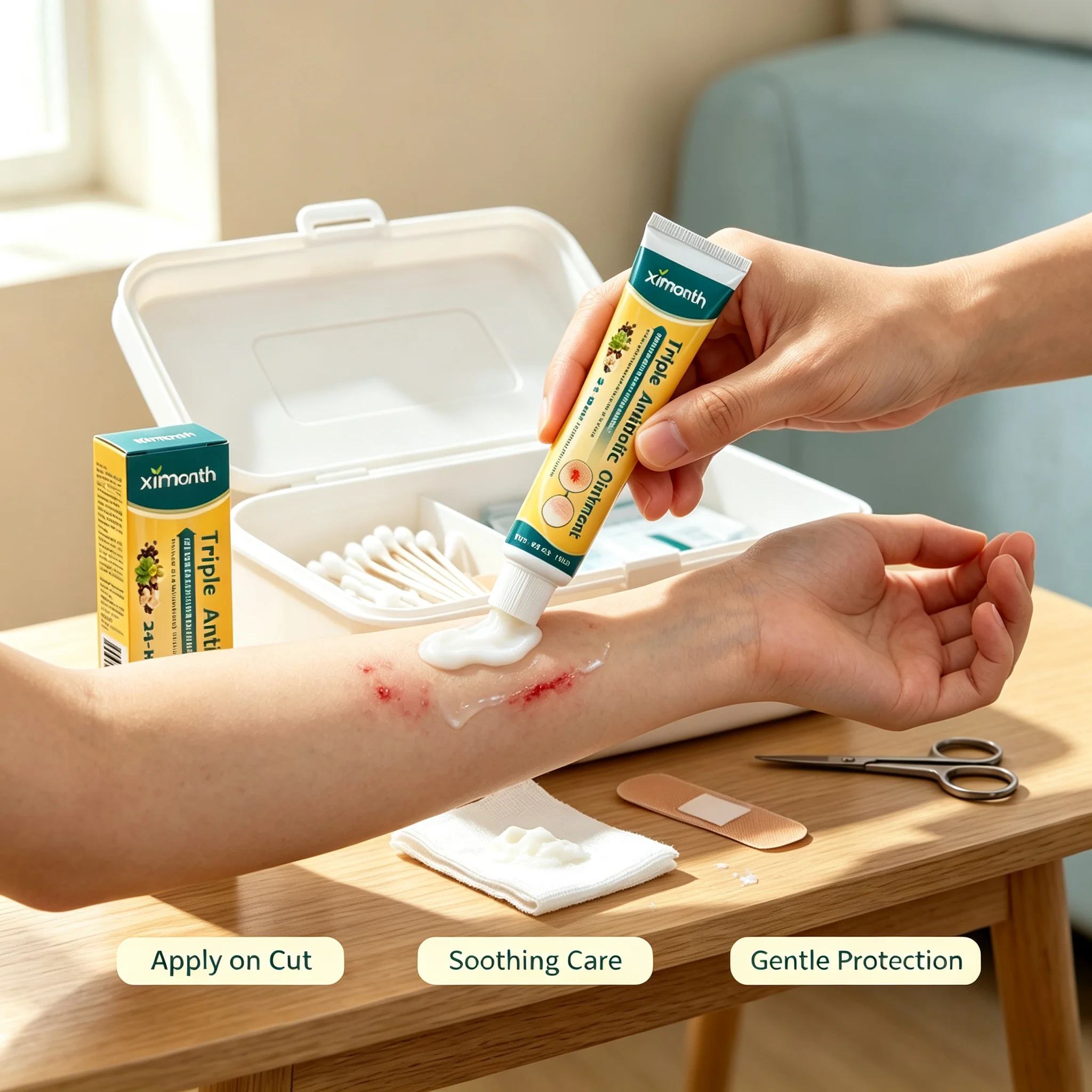 Antibiotic Ointment Wound Infection Protection Fade-Out Scald Scar Smoothing Nourishing Skin Scar Repair Cream Wound Recover