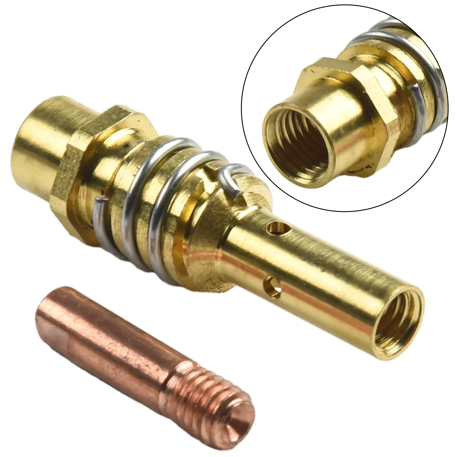 3pc Welder Nozzle Part Kit 15AK Torch Welding Accessories Nozzle Contact Tips For MIG Welder Soldering Tool