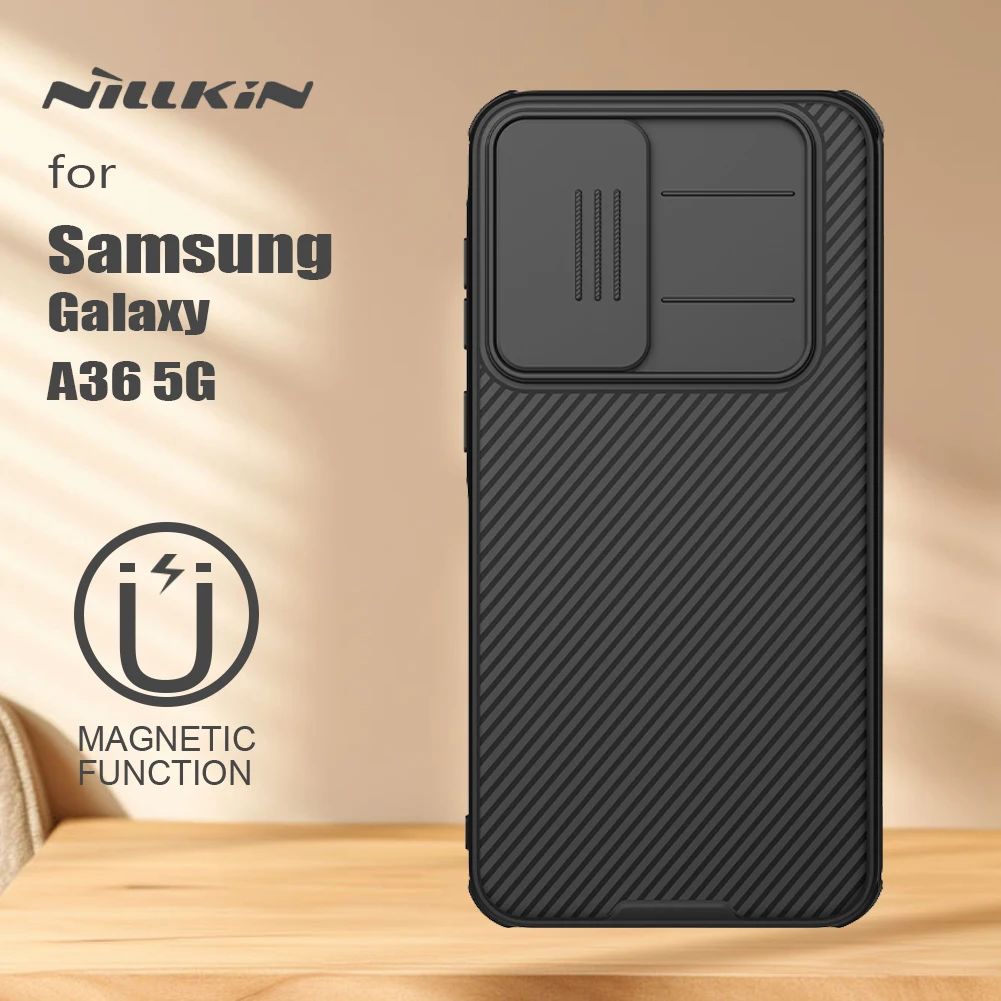 

Nillkin For Samsung Galaxy A36 5G Case CamShield Lens Magnetic Camera Protection 360 Back Cover