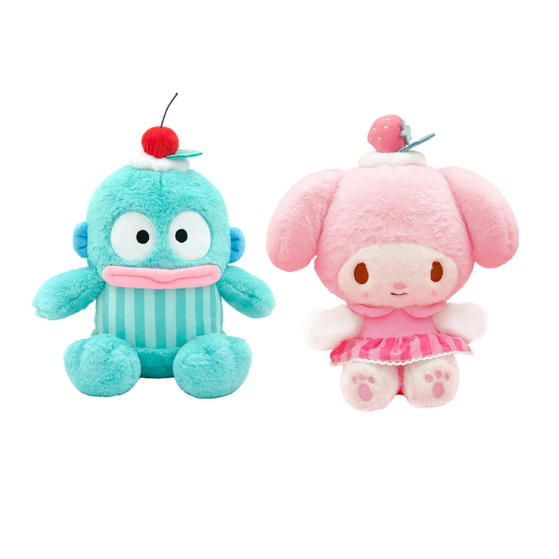 

Хорошее настроение серии Sanrio плюшевая кукла мультфильм Kuromi My Melody Hangyodon милая плюшевая игрушка декоративные подушки украшение комнаты подарки для детей