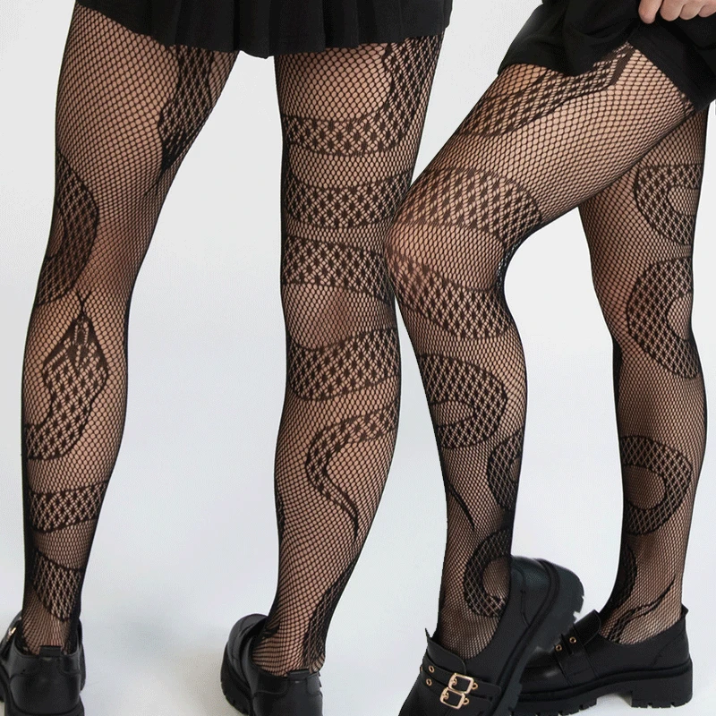 14Styles Sexy Women's Snake Cross Leopard Print Mesh Fishnet Net Pantyhose Stockings Party Clubwear Tights Socks Dress Stockings