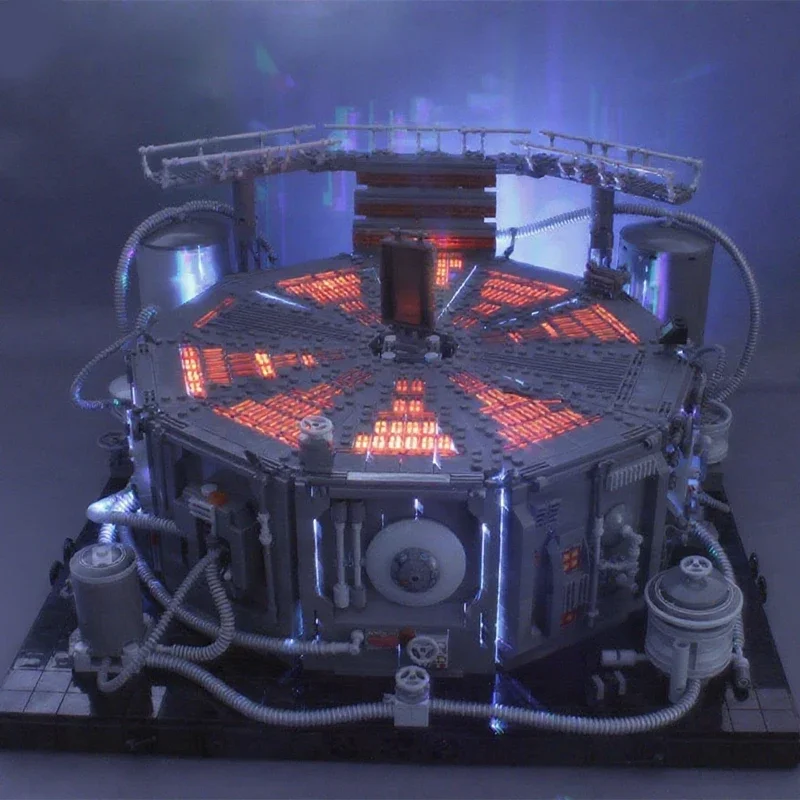 2903pcs MOC Carbon Freeze Chamber Star Battle Building Blocks Festival Gift Family Friendly DIY Designed Creative Playtime