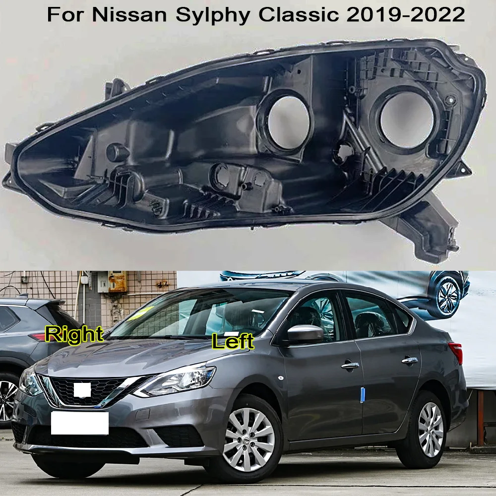 

For Nissan Sylphy Classic 2019-2022 Headlight Base Replace Original Car Headlamp Sump Pedestal Lamp Base Automotive Parts