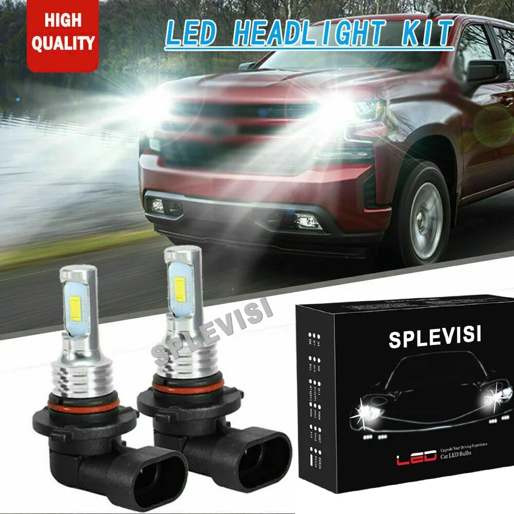 

Low Beam Car LED Headlights For Silverado 1500 2500HD 3500HD 2003-2006 Corvette C5 1997-2004 Trailblazer Camaro K1500 C1500