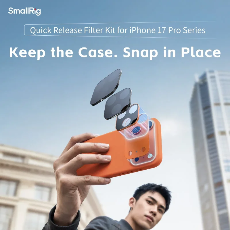SmallRig Square ND & Black Mist Filter Kit For iPhone 17 Pro