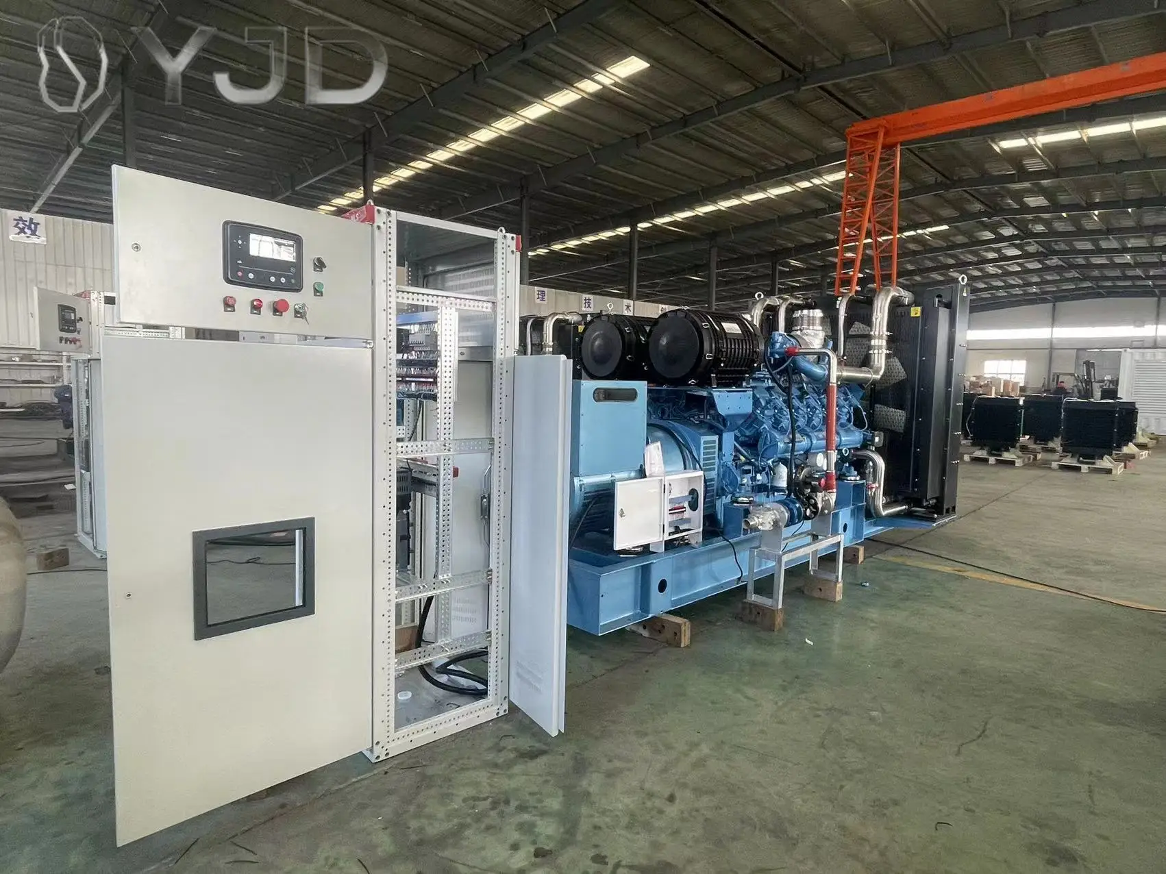 1000kw 2000kw 3000kw 4000kw High Power Container  Electrical   Natural Gas Generator Set