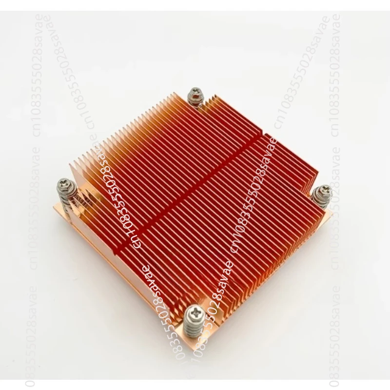2011 115X 1200 1U Server CPU Heat Sink Pure Copper Passive Blade Silent Thin Edition