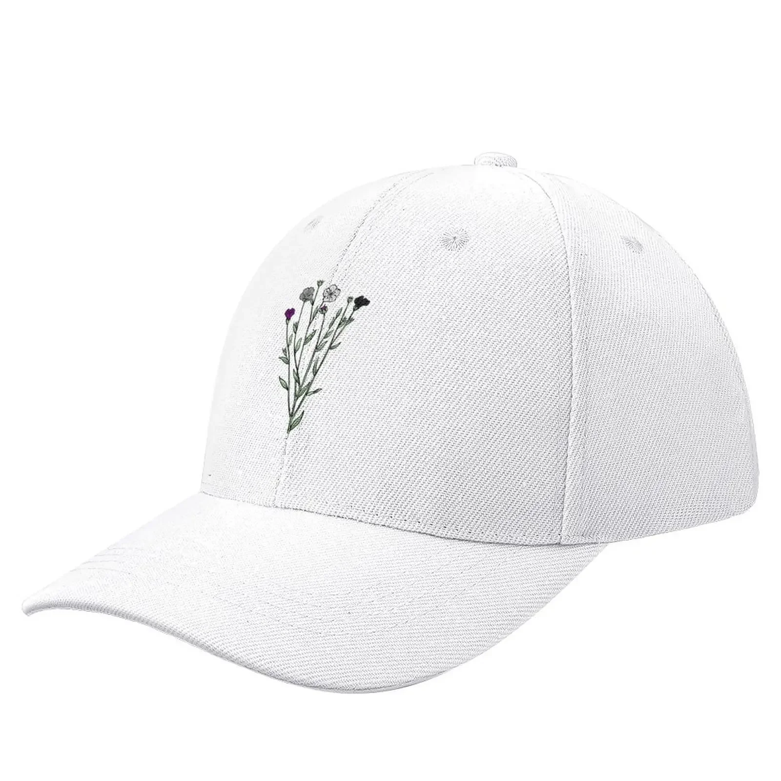 Subtle Asexual Pride Flax Sprig Baseball Cap foam party Hat birthday New In The Hat For Man Women's