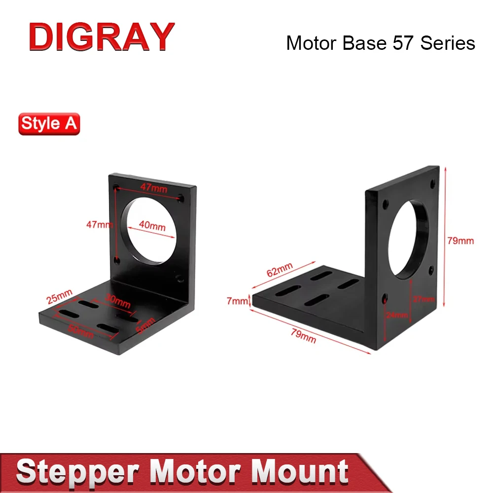 DIGRAY  Motor Base 57 Series Motor Aluminum Mounting Base Fastener Mounting Bracket Motor Fixing Base
