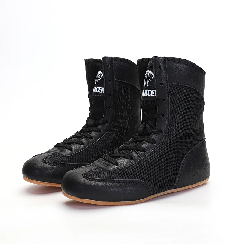 

Children High Top Breathable Boxing Shoes Lightweight Wrestling Competition Sports Sneakers