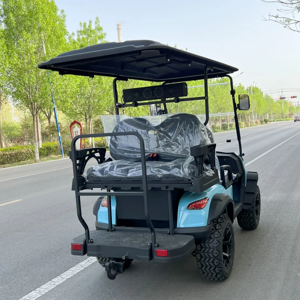 Brand New Electric Folding Windshield Golf Cart Sport Legal Golf Club High Speed 5000w Motor Luxury Golf Cart for Sale