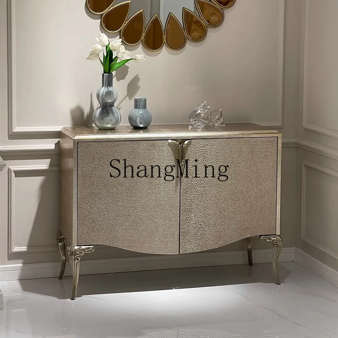 

CL light luxury solid wood entrance front door storage shoe cabinet modern living room advanced storage side cabinet